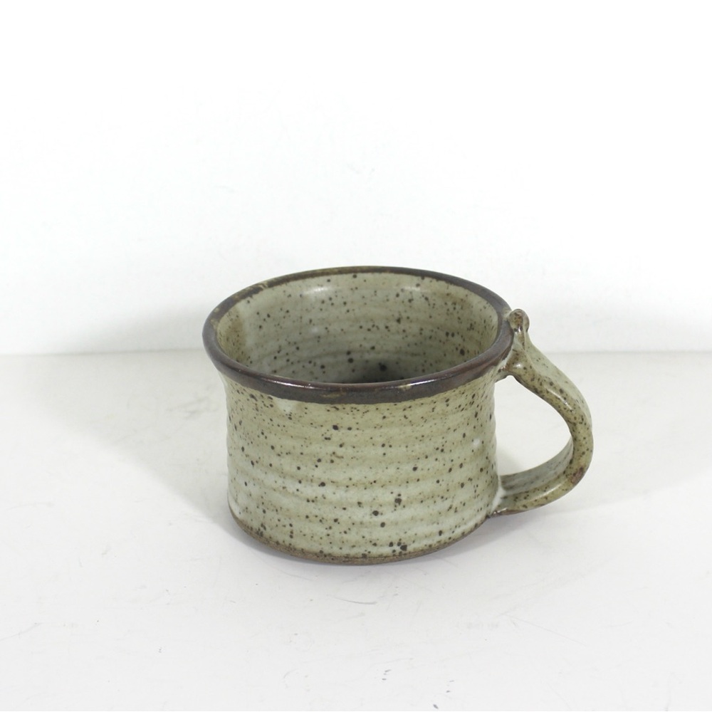 Vintage Stoneware Studio Pottery Coffee Mug, Artisan, One of a Kind, Handmade